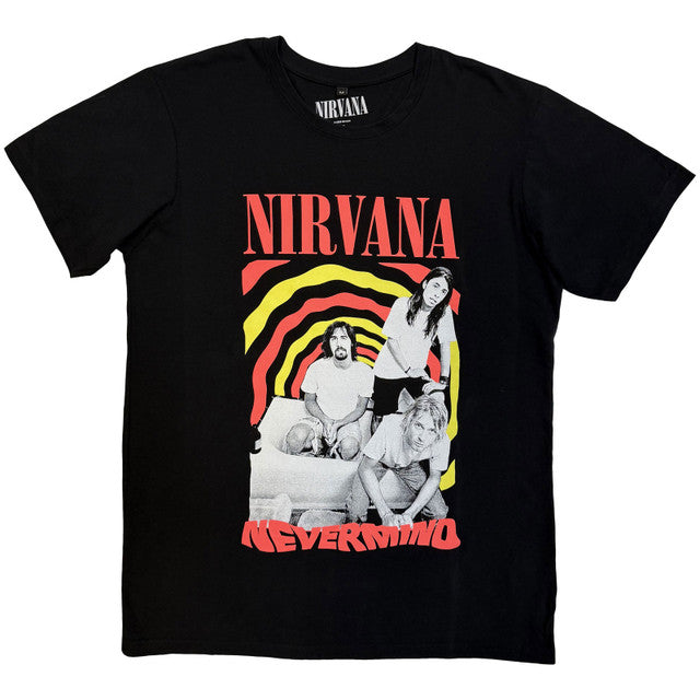 Nirvana Nevermind Bath Tub Black Small T-Shirt
