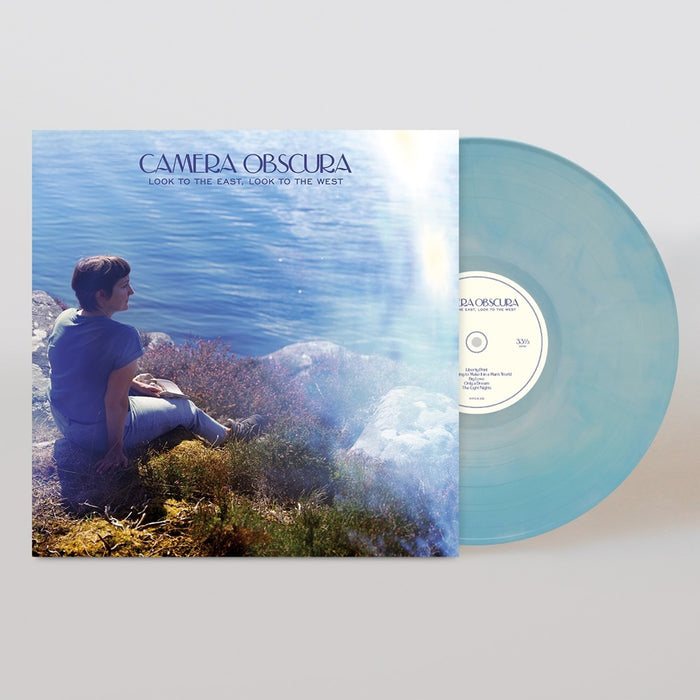 Camera Obscura Look to the East, Look to the West Vinyl LP Indies Baby Blue & White Galaxy Colour 2024