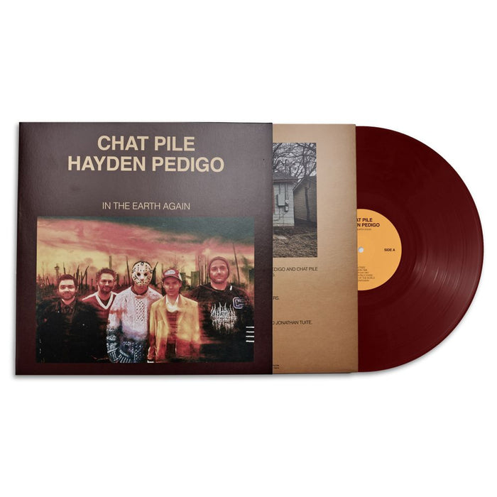 Chat Pile and Hayden Pedigo In the Earth Again Vinyl LP Indies Oxblood Colour 2025