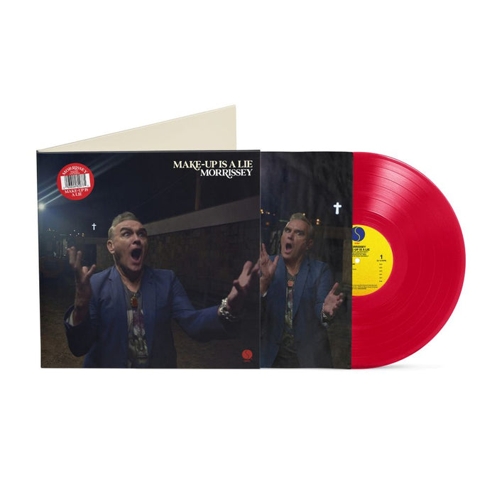 Morrissey Make-Up Is A Lie Vinyl LP Indies Red Colour Due Out 06/03/26