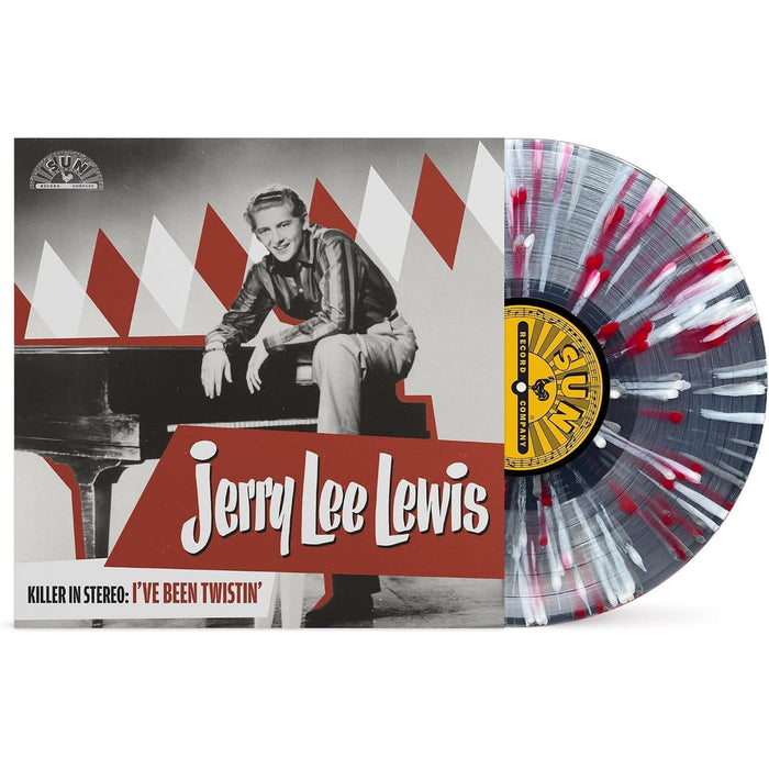 Jerry Lee Lewis Killer In Stereo: I've Been Twistin' Vinyl LP Silver White and Red Splatter on Clear Colour Due Out 24/07/26