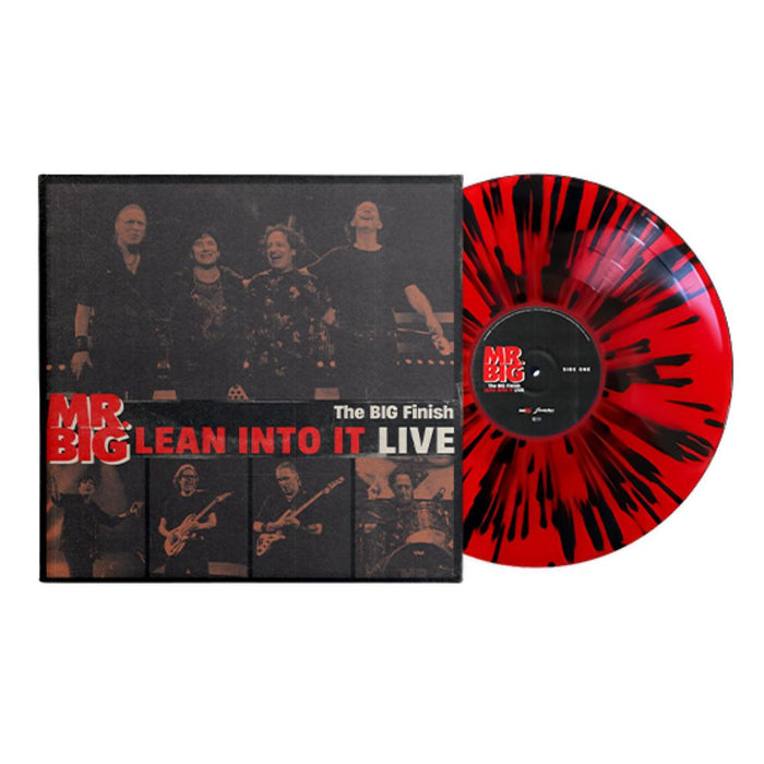 Mr. Big The Big Finish - Lean Into It Live Vinyl LP Black & Red Splatter Colour RSD 2024