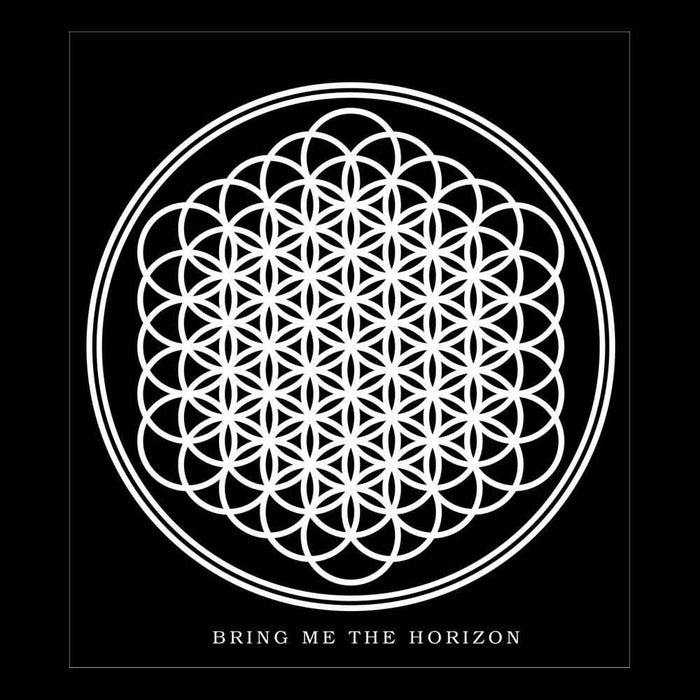 Bring Me The Horizon Flower of Life Ladies Large Zipped Hoodie