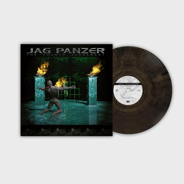 Jag Panzer The Fourth Judgement Vinyl LP Transparent & Black Marbled Colour 2024