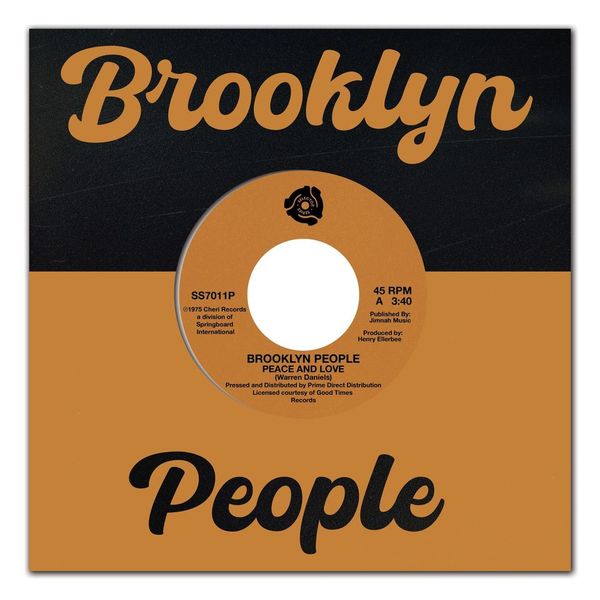 Brooklyn People Peace and Love / Wreck 7" Vinyl Single RSD 2025