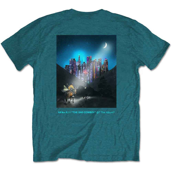 Lil Nas X Album Turquoise Blue Small T-Shirt