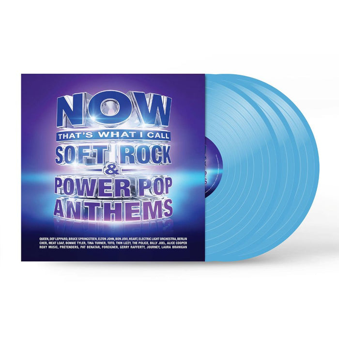 NOW That's What I Call Soft Rock & Power Pop Anthems Vinyl LP Blue Colour Due Out 29/05/26
