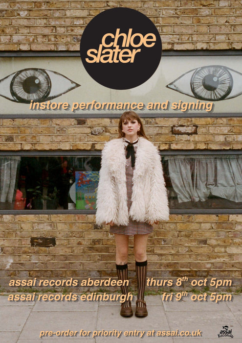 Chloe Slater Riot Youth Instore Performance & Signing Edinburgh Priority Entry with Pre-Order (5pm Friday 9th October 2026)