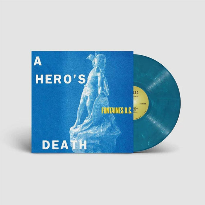 Fontaines D.C. A Hero's Death Vinyl LP Blue & White Swirl Colour 2023