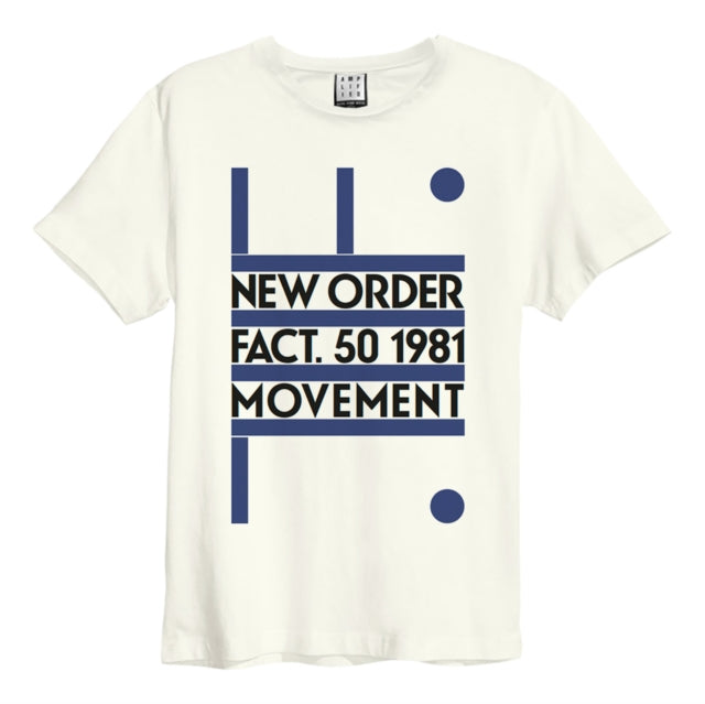 New Order Movement Amplified White X-Large Unisex T-Shirt