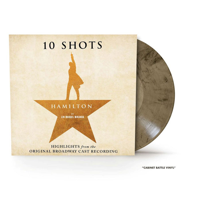 Hamilton 10 Shots: Highlights from the Original Broadway Cast Recording Vinyl LP Cabinet Battle Colour 2025