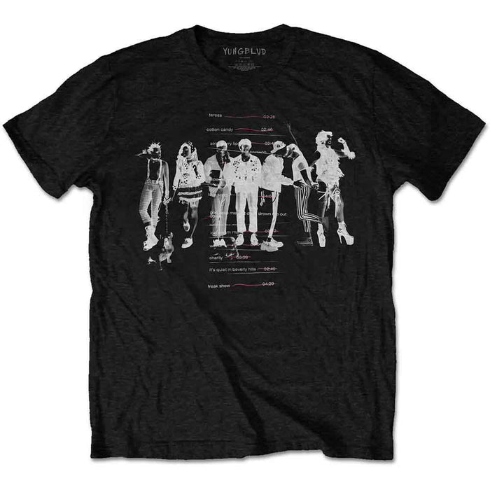 Yungblud Weird Track List Black Large T-Shirt
