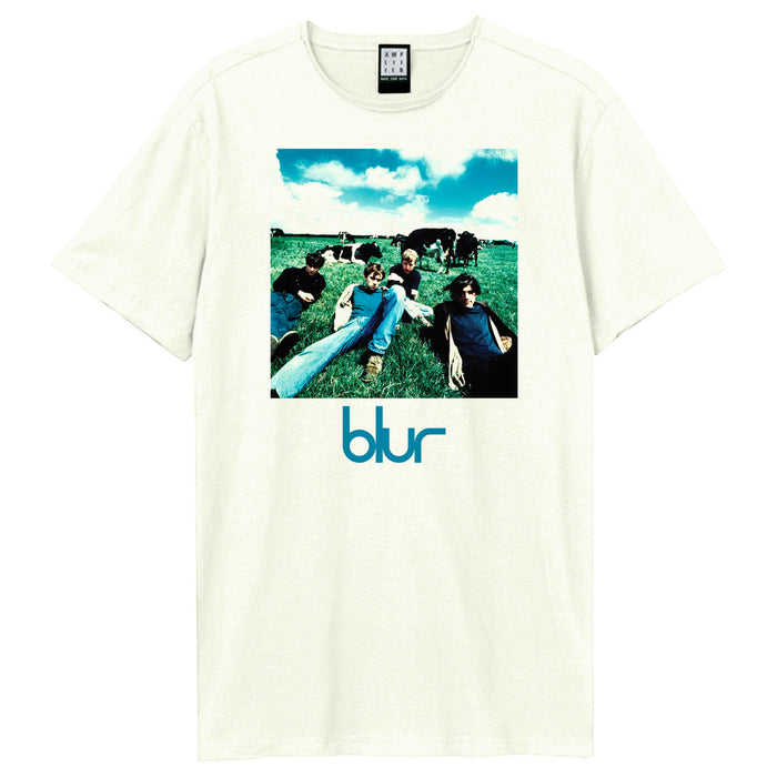 Blur Leisure Amplified Vintage White Small Unisex T-Shirt
