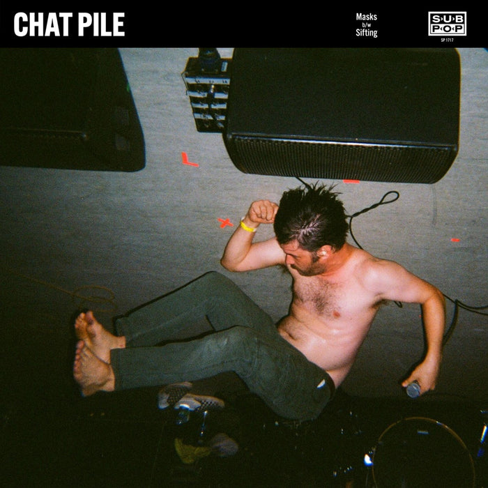 Chat Pile Masks 7" Vinyl Single Indies Sea-Glass with Black Swirl Colour Due Out 06/02/26