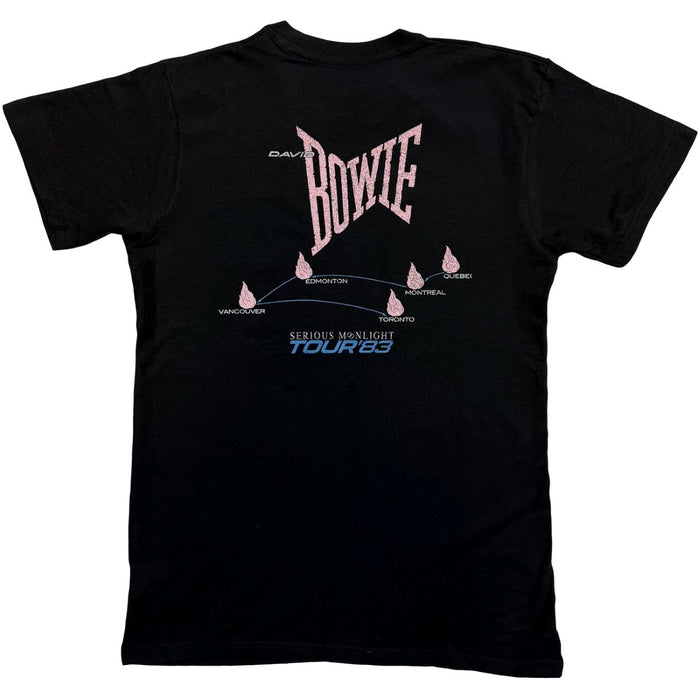 David Bowie 83' Tour Black Large T-Shirt