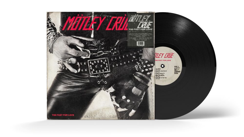 Mötley Crüe Too Fast For Love Vinyl LP 45th Anniversary Due Out 30/10/26