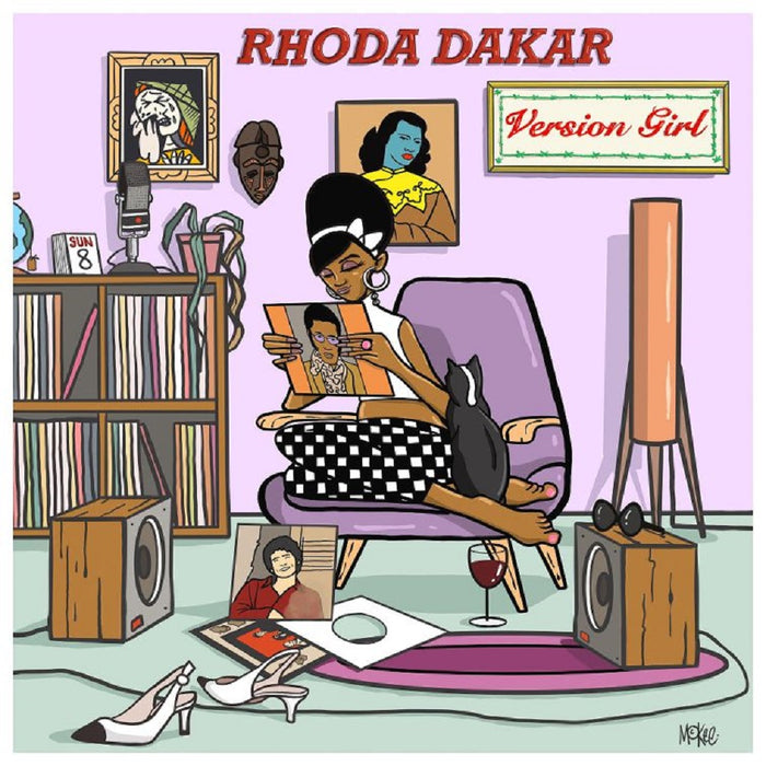 Rhoda Dakar Version Girl Vinyl LP Indies Neon Violet 2023