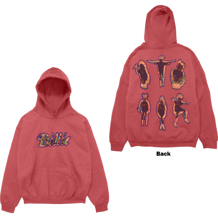 Billie Eilish Silhouettes Red Medium Hoodie