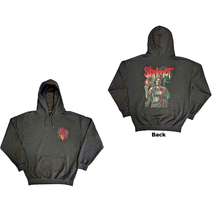 Slipknot Burn Me Away Grey Medium Hoodie