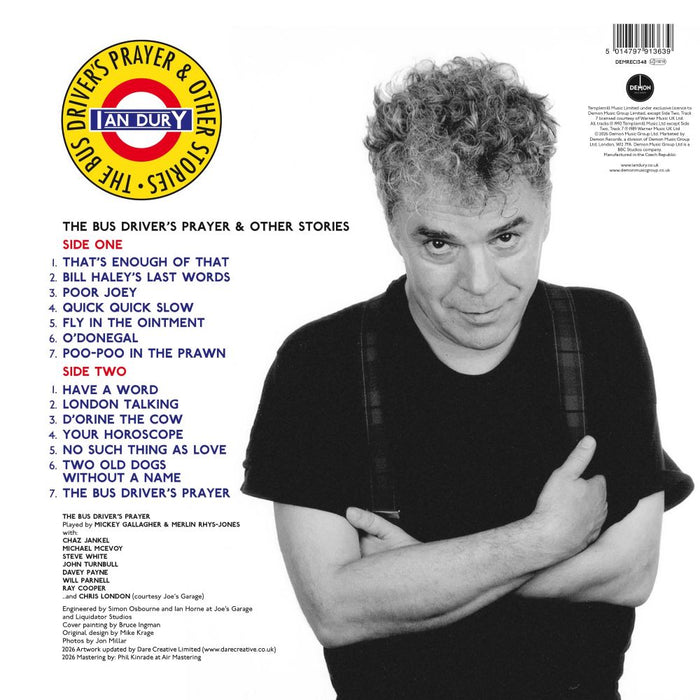 Ian Dury The Bus Driver's Prayer & Other Stories Vinyl LP Due Out 07/08/26