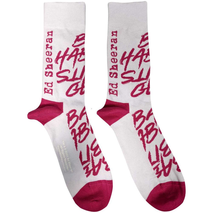 Ed Sheeran Unisex Ankle Socks: Bad Habits (Uk Size 7 - 11)