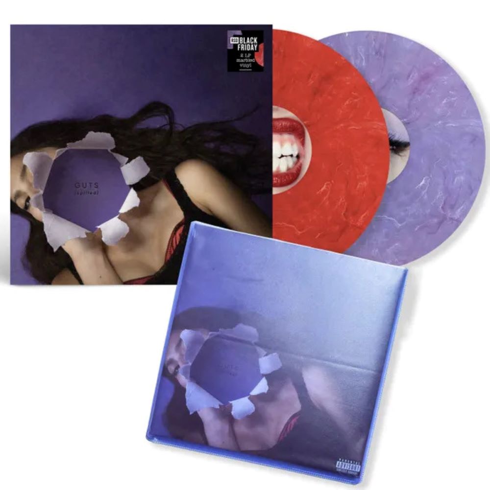 Olivia Rodrigo GUTS (Spilled) Vinyl LP Red & Purple Marble Colour