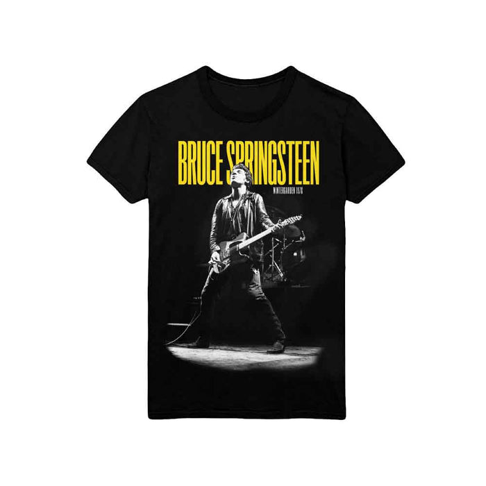Bruce Springsteen Winterland Ballroom Guitar Black Large Unisex T-Shirt