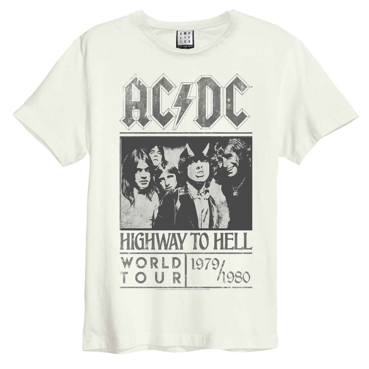 AC/DC Highway To Hell Tour 79/80 Vintage White Large T-Shirt — Assai ...
