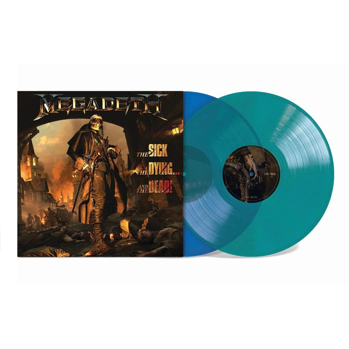 Megadeth The Sick, The Dying and the Dead Vinyl LP Blue Opaque & Green Transparent NAD 2025