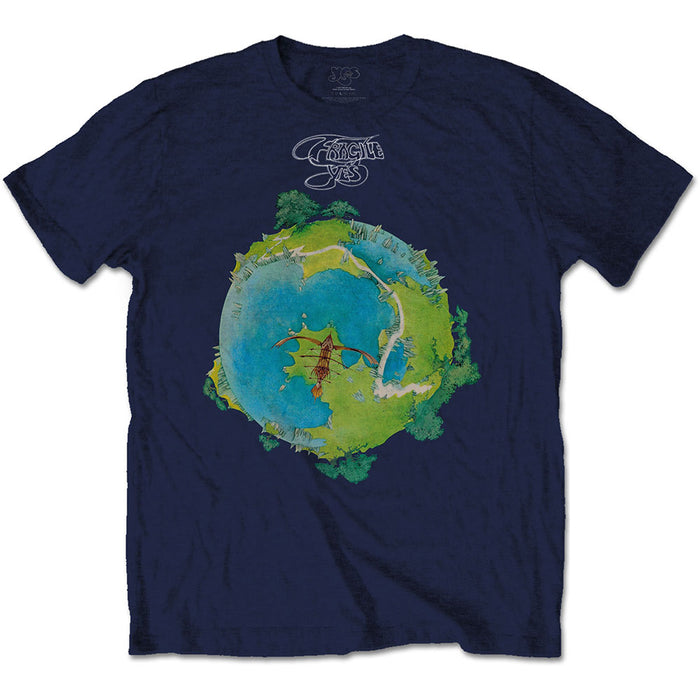 Yes Fragile Navy Blue X-Large T-Shirt