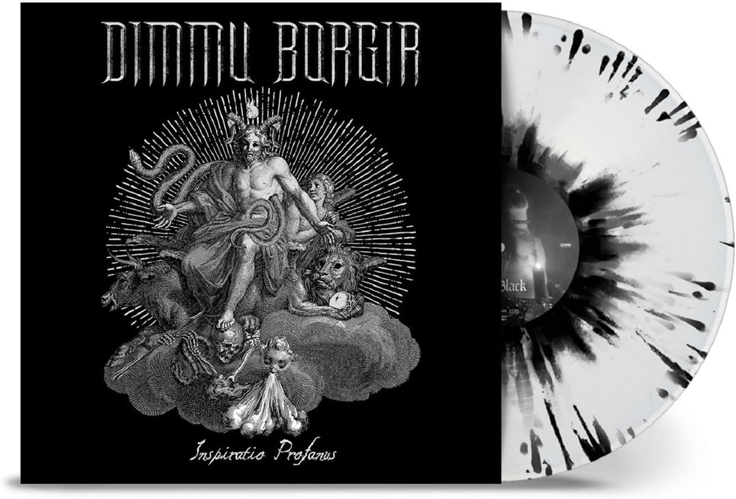 Dimmu Borgir Inspiratio Profanus Vinyl LP Black & White Splatter Colour 2023