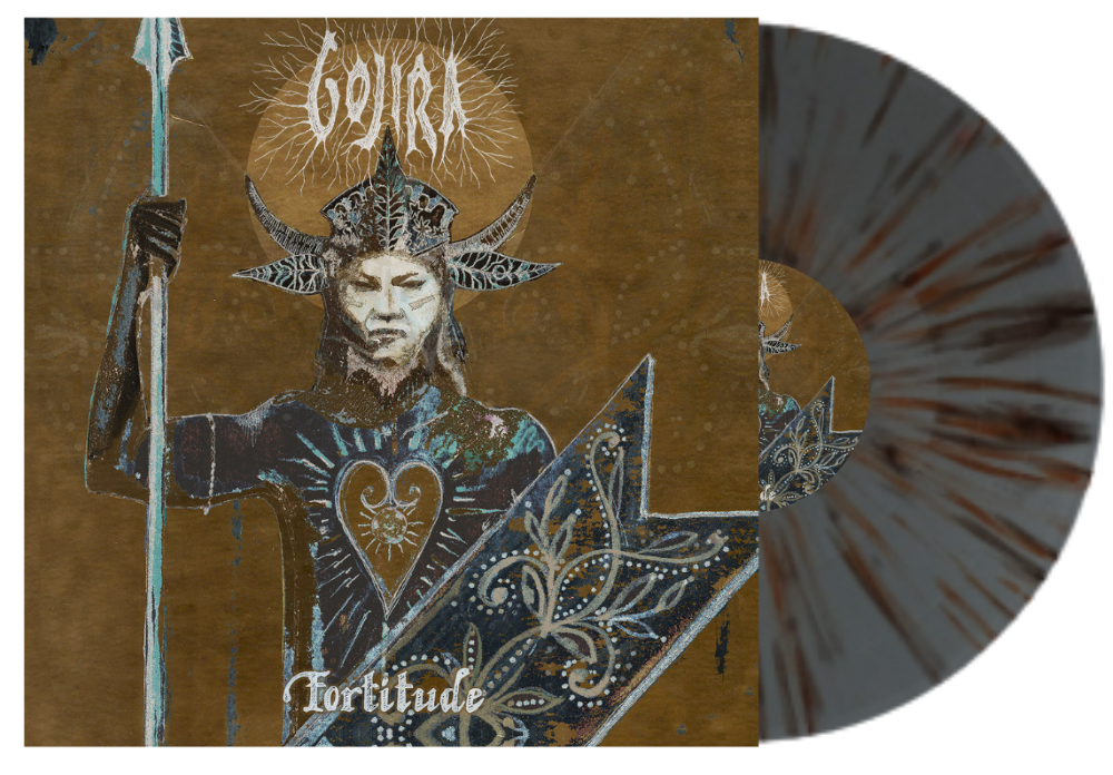 GOJIRA FORTITUDE Vinyl LP Grey With Brown Splatter Colour 2025