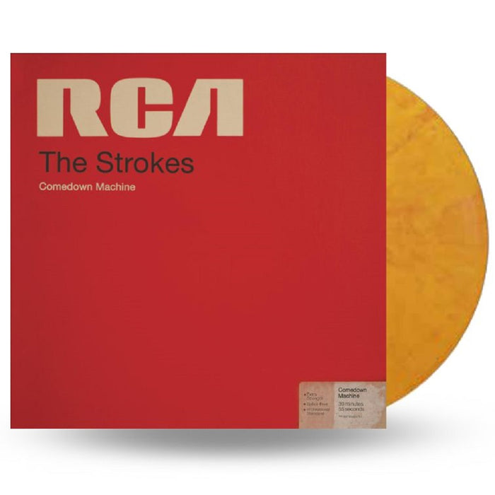 The Strokes Comedown Vinyl LP Machine Yellow and Red Marbled 2023