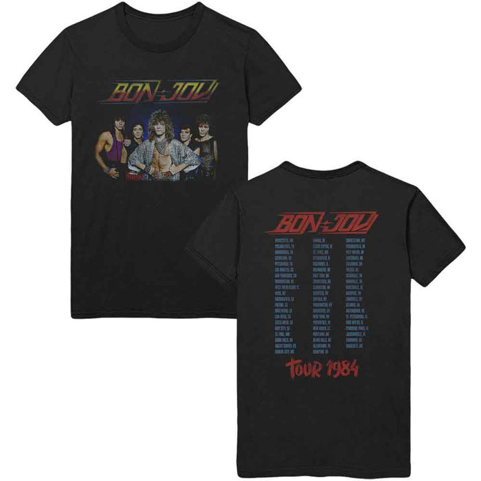 Bon Jovi Tour 84 Black XL T-Shirt