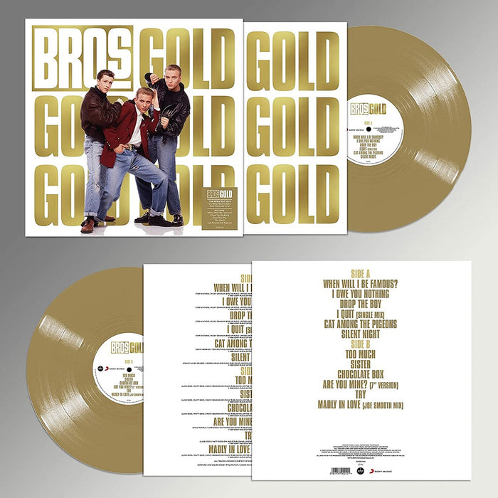 Bros Gold The Greatest Hits Vinyl LP Gold Colour 2020