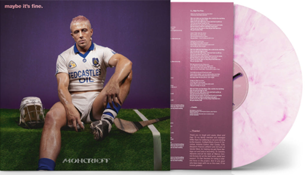 Moncrieff Maybe It's Fine Vinyl LP Pink Marble Colour 2025