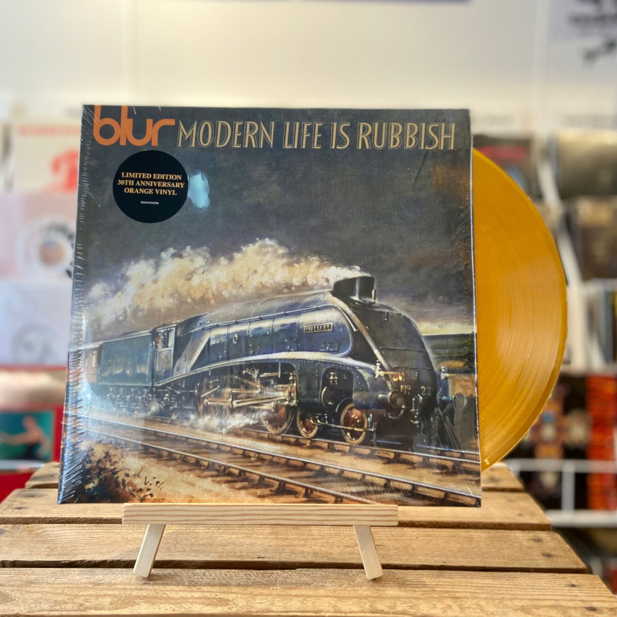 Blur Modern Life is Rubbish Vinyl LP 30th Anniversary Transparent Orange  NAD 2023