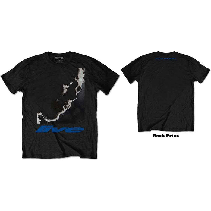 Post Malone HT Live Close-Up Black X-Large T-Shirt