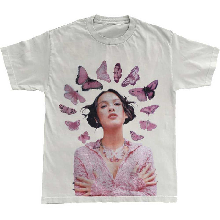 Olivia Rodrigo Butterfly Halo White XL Unisex T-Shirt