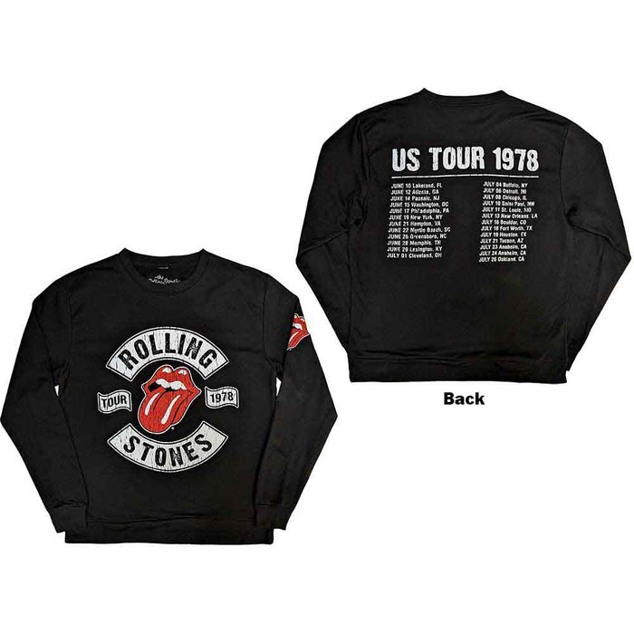 The Rolling Stones US Tour 1978 Large Sweatshirt