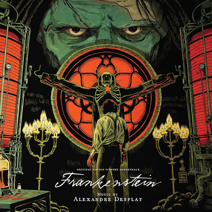 Alexandre Desplat Frankenstein Vinyl LP Red & White Splatter Colour 2026