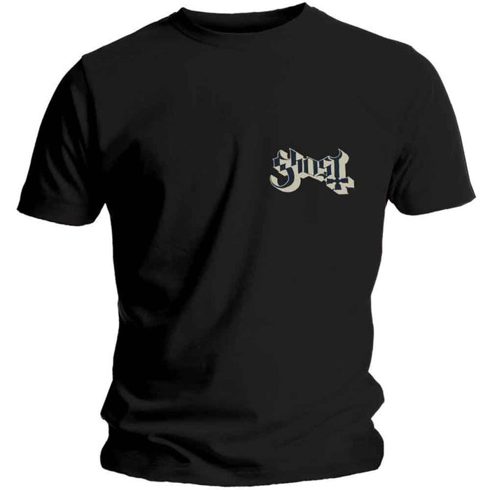 Ghost Logo Black Large T-Shirt