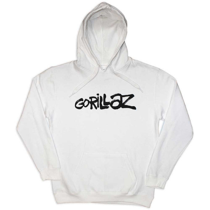 Gorillaz Cracker Island White X-Large Hoodie