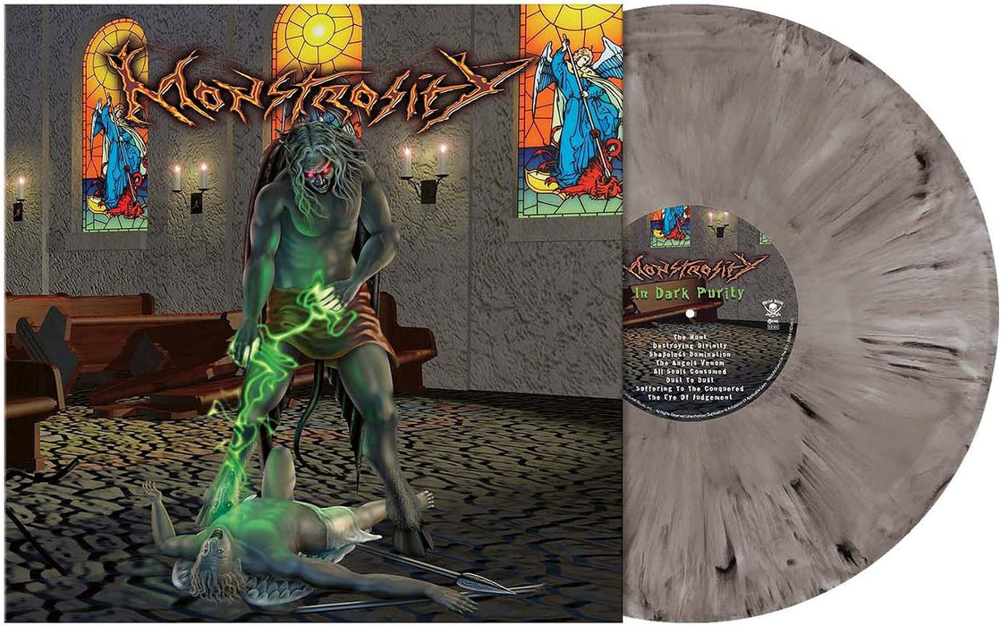 Monstrosity In Dark Purity Poltergeist Vinyl LP Grey-Brown Marbled Colour Due Out 13/11/26