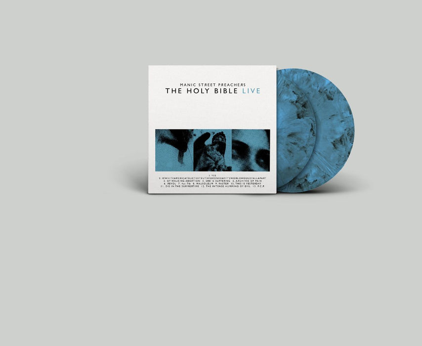 Manic Street Preachers The Holy Bible Live Vinyl LP Blue Marble Colour