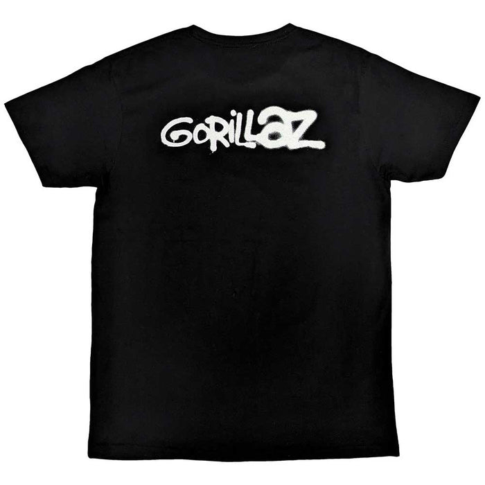 Gorillaz George Spray Black Medium T-Shirt
