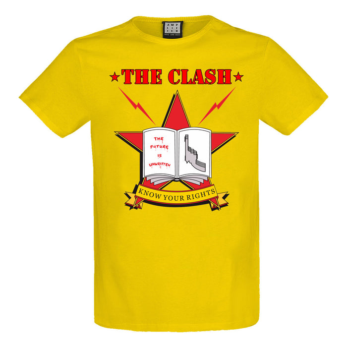 The Clash Know Your Rights Amplified Yellow XXL Unisex T-Shirt