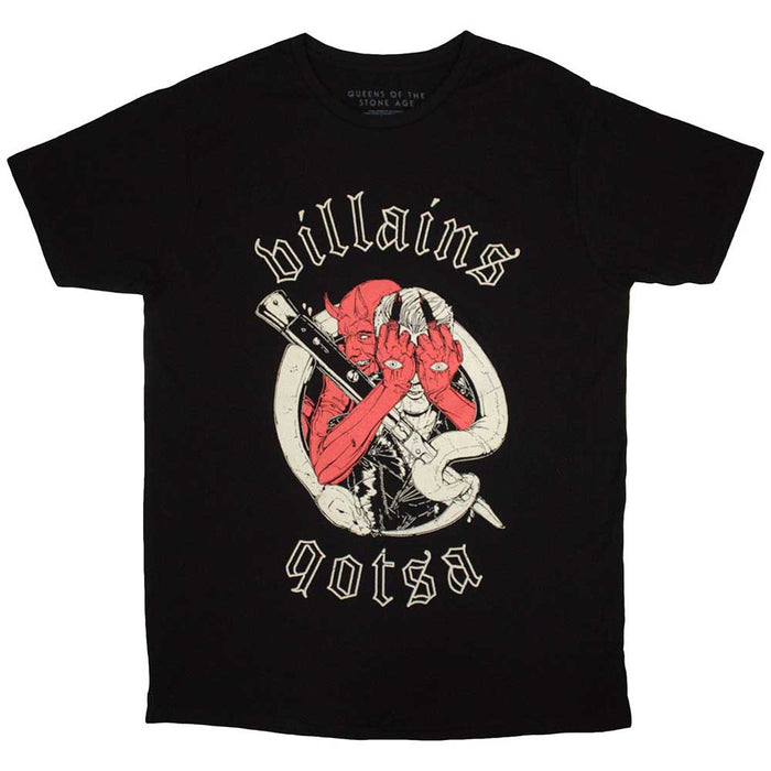 Queens Of The Stone Age Villains Black Small T-Shirt