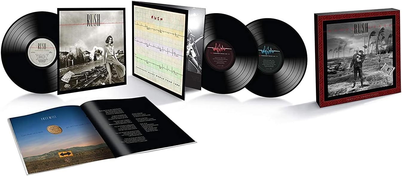 Rush Permanent Waves Vinyl 3LP 40th Anniversary 2020