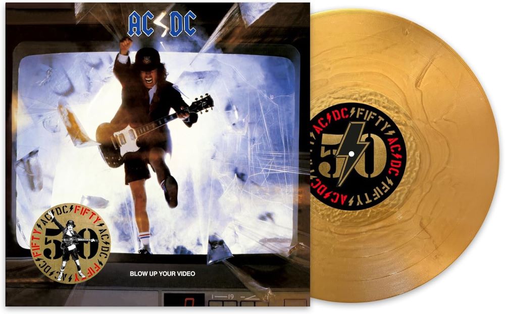 AC/DC Blow Up Your Video Vinyl LP Gold Colour Due Out 27/09/24